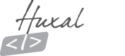 Huxal Webentwicklung Logo Footer